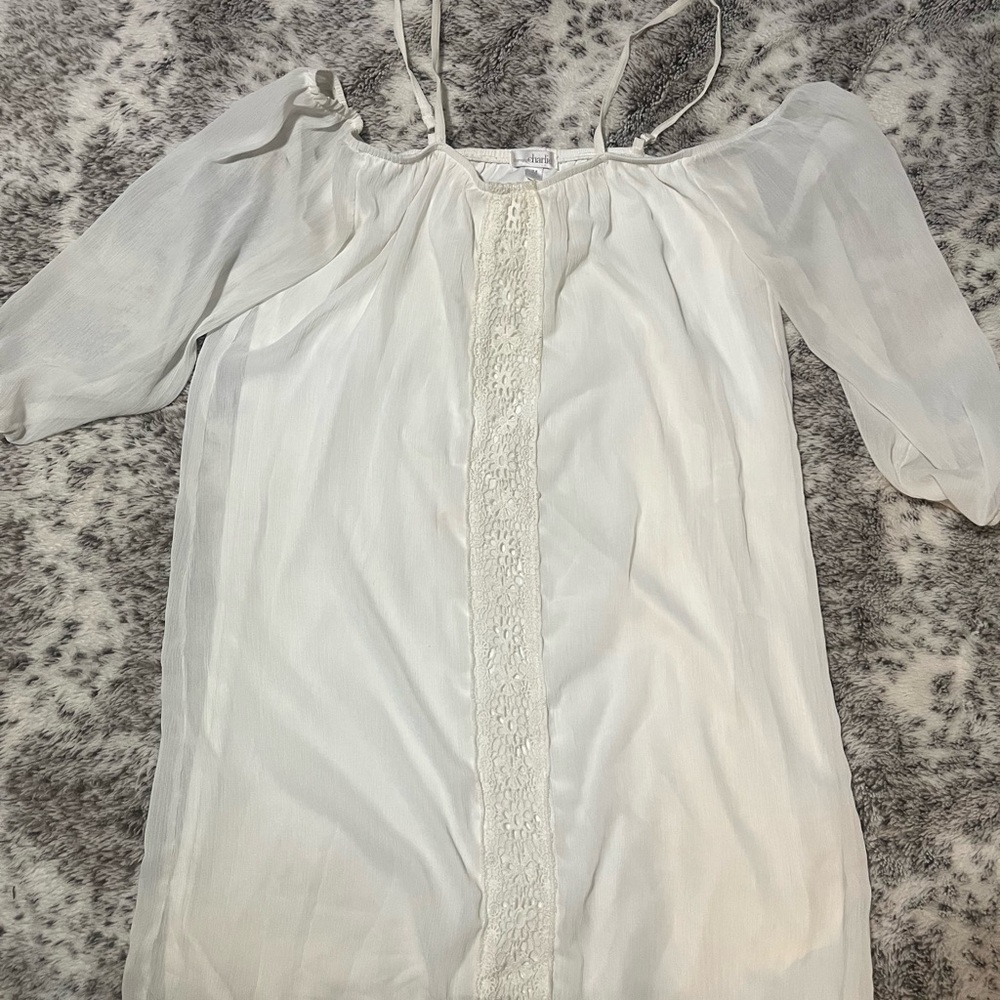 White Off Shoulder Dress